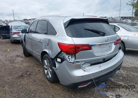 2014 Acura Mdx Advance Pkg W/Entertainment Pkg из США, поврежденный, VIN 5FRYD3H81EB007176